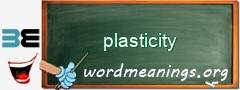 WordMeaning blackboard for plasticity